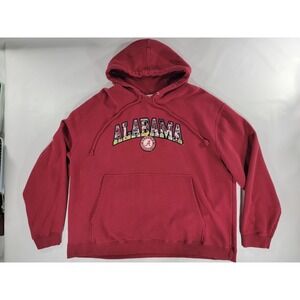 Alabama Crimson Tide Levelwear Hoodie Mens Sz XL‎ Player Photos In Logo Spellout